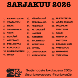 Lokakuun suosittu sarjishaaste Sarjakuu järjestetään jälleen