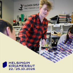 Suomen sarjakuvaseura Helsingin kirjamessuilla 22.–25.10.2026