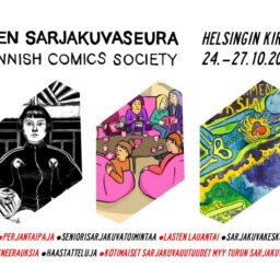 Suomen sarjakuvaseura on Helsingin kirjamessuilla 2019