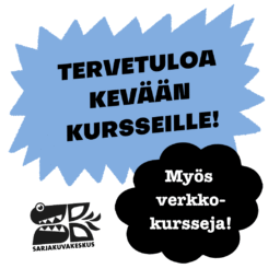Ilmoittautuminen Sarjakuvakeskuksen kursseille käynnistyy 1.12.